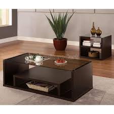 Modern Cappuccino Occasional Table Set Center Table Living Room Coffee Table Centre Table Living Room