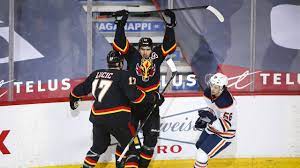 Penalty to edmonton oilers 2 minutes for too many men on the ice (served by kailer yamamoto) josh archibald credited with hit on sean monahan in defensive zone flames. Flames Overcome Sluggish Start To Beat Oilers In First Battle Of Alberta