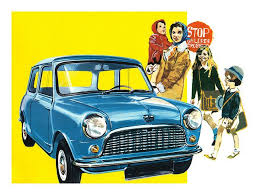 illustration from an austin mini brochure classic mini mini cooper classic retro cars