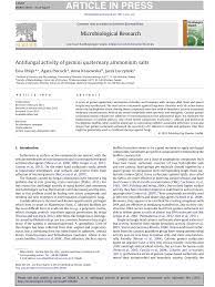 Our company agretto agricultural machinery is engaged in the production and export activities in turkey, is exporting the product groups listed below. Pdf Antifungal Activity Of Gemini Quaternary Ammonium Salts