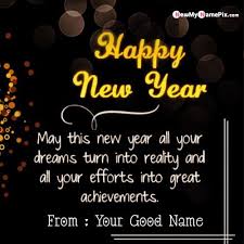 2020 New Year Wishes Greetings Message With Name And Photo Create Happy New Year Pictures New Year Wishes Happy New Year Photo