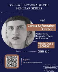 GSS Faculty-Graduate Seminar with Janus Lafontaine Carboni