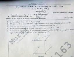 Stie cineva daca rezultatele de la simulari se afiseaza online? Subiecte Simulare MatematicÄ Clasa A Viii A Vezi Ce ExerciÈii Au Avut De Rezolvat Elevii La Simularea EvaluÄrii NaÈionale