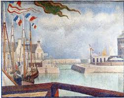 Sunday At Port En Bessin Georges Seurat Seurat Georges Seurat Pointillism
