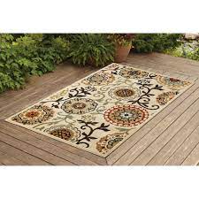 Beautiful rug, i purchased it because of the colors and they dont disappoint. Better Homes And Gardens Floral Suzani Outdoor Rug Walmart Com Walmart Com