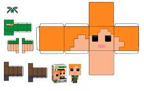 And shes in love with them. Papercraft 2 Minecraft Alex Funko Pop By Mickeynighmare98 On Deviantart