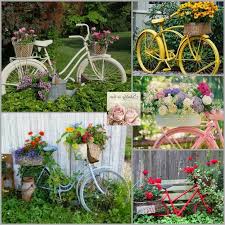 38 Elegant Vintage Yard Decorating Ideas Vintage Garden Decor Bike Planter Garden Art