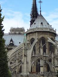 Flying Buttresses Of Notre Dame Half A Gothic Arch I Remember Learning About These Buttresses In Middle Sch Ancient Architecture Cathedral Gothic Cathedral