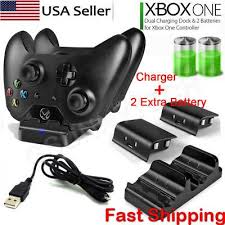 Xbox One Dual Charging Dock Station Controller Charger W 2 Rechargeable Battery In 2020 Charging Dock Xbox One Docking Station