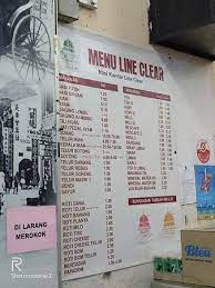 Please take note that the real nasi kandar starts at 10pm onwards.before that is a different vendor by a different vendor.been like that for years. Menu Picture Of Nasi Kandar Line Clear Penang Island Tripadvisor