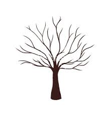 Dead Tree Without Leaves Vector Image On Vectorstock Tree Drawing Tree Drawing Simple Tree Illustration