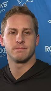 Dan Campbell Jared Goff Locker Room