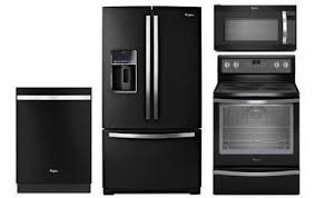 Whirlpool Gold Black Ice Appliance Package With Electric Range Whirpack12 Kitchen Appliance Packages Appliances Kitchen Appliances