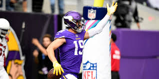 Adam thielen of the minnesota vikings catches the ball for a touchdown in the second quarter of download wallpapers adam thielen, 4k, american football, nfl, wide receiver, minnesota vikings besthqwallpapers.com. One Of The Nfl S Brightest Stars Paid 250 To Try Out For The League