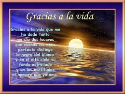 Resultado de imagen para gracias a la vida