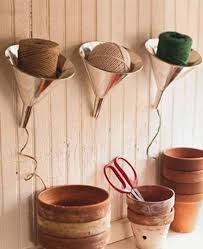 Cool Crafting Ideas Diy Crafts Ideas Old Kitchen Stuffers Funnels As Yarn La Do It Yourself And Crafts Coole Bastelideen Hobby Bastelraum Lagerschuppen