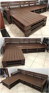 This Is The Eye Finding Styling Of The Reused Wood Pallets Big Wooden Couch Styled With Wooden Table Pre Pallet Projects Furniture Wooden Pallets Pallet Decor