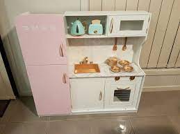Kmart Toy Kitchen Kmart Hack Toy Kitchen Renovation Kids Kitchen Kids Play Kitchen Cubby House Ideas