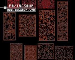 خربشات مهندس مجموعة جديدة بلوكات زخارف Patterns 3 اوتوكاد Dwg Stencils Pattern Projects
