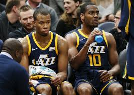 F rodney hood (left quad strain) and f/c zach collins (left. Jazz S Rodney Hood Celebrates Son S Birthday With Matching T Shirts Deseret News