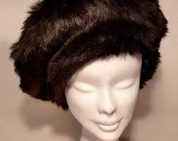Shaggy Black Marshmallow Hat With Polar Fleece Lining