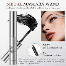 Amazon.com : Aaiffey Black Metal Mascara,Extra Slim 3D Curling Eyelash  Voluming Lash Washable Bristleless Metal Mascara Brush, Long-lasting No  Flaking Tint (01#Black) : Beauty & Personal Care