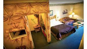 Free wifi in public areas and free self parking are also provided. Rooms At Great Wolf Lodge