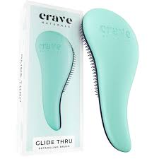 For thick, curly, straight or thin hair. Amazon Shoppers Love Crave Natural Glide Thru Detangling Hairbrush Real Simple
