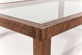 salontafel van notenhout met glasplaat donker notenhout notenhout salontafel tafel op maat