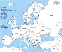 La cartina con gli stati europei, carta geografica politica adatta ai bambini della scuola primaria, da stampare gratuitamente. Cartina D Europa