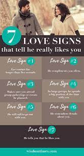 In this article you'll learn: 7 Love Signs That Tell A Guy Likes You