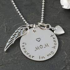 In Remembrance Necklace In Memory Of Mom Etsy Remembrance Necklaces Memorial Necklace Jewelry