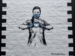 There are 8 banksy corona ratte for sale on etsy, and they cost 16,23 $ on average. Scotland S Banksy Leaves Covid Themed Art Scattered Around Glasgow Life English Edition Agencia Efe