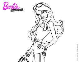 Pin En Dibujos De Barbie Para Colorear