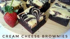 Selain itu, coklat chips dan meses juga bisa anda. Cream Cheese Brownies Lembut Super Yummy Cream Cheese Brownies Recipe Youtube