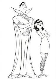 Dracula And His Daughter Mavis From Hotel Transylvania Coloring Pages Hotel Transylvania Coloring Pages Hotel Transylvania Characters