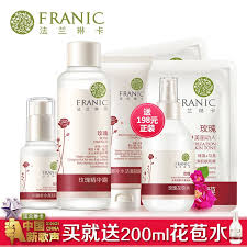 法兰琳卡玫瑰花苞水套装粉嫩补水保湿护肤国货化妆品爽肤水女夏 tmall com天猫 hand soap bottle shampoo bottle soap bottle
