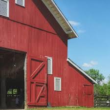 Red Barn And Fence Exterior Paint