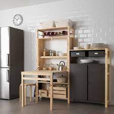 Découvrez cette sélection de 19 modèles pour installer un bureau pliable et gagner de la place dans un petit espace. Ivar Rangement Avec Table Pliante Pin Materiau Durable Ikea