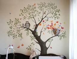 Or ideas for wall art above couch and wall art arrangement ideas. 40 Modern Ideas For Interior Decorating With Stencils Tree Wall Painting Tree Wall Art Stencil Painting On Walls