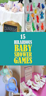 15 Hilarious Baby Shower Games Fun Baby Shower Games Baby Boy Shower Baby Shower Games