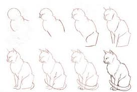 See more ideas about drawing tutorial, drawing techniques, drawings. 20 Easy Cat Drawing Step By Step Tutorials Simple Cat Sketch