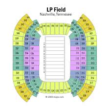 breakdown of the nissan stadium seating chart tennessee titans