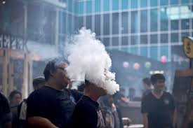 Electronic cigarette and vape will be banned in indonesia the indonesian government intends to prohibit the usage of the widely consumed electronic cigarettes and vape based on a proposal made by the food and drug control agency (bpom). The Vape Life Blowing Shapes Chasing Clouds And Riding Indonesia S E Cigarette Wave For Profit Coconuts Jakarta