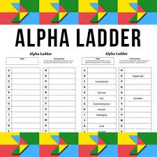 Critical Thinking Alpha Ladder Critical Thinking Teacher Resources Lettering Alphabet