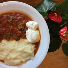 Transfer to the beef and onion mixture. Hungarian Goulash Recipe Superfinefeline