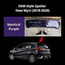 2018 perodua axia review, price, specs & features cars via zoncars.com. Perodua New Myvi Mystical Purple Oem Style Spoiler 2018 2019 2020 Lazada