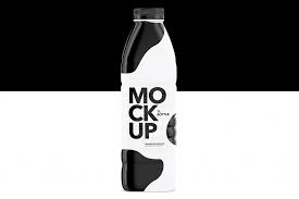 Download Packreate Milk Bottle Mockup Glossy