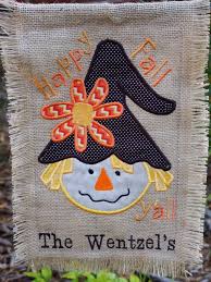 Fall Burlap Garden Flag Burlap Flag Applique Garden Flag Personalized Fall Burlap Flag Burlap Garden Flags Burlap Flag Garden Flag Diy