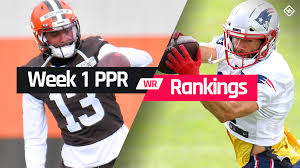 Running back rankings from the fantasy footballers. Week 1 Fantasy Football Wide Receiver Ppr Rankings Sporting News